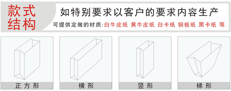 禮品紙袋定制結(jié)構(gòu)